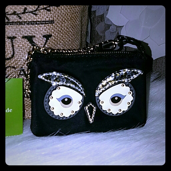 Kate spade mini Natasha owl coin purse - Picture 1 of 6
